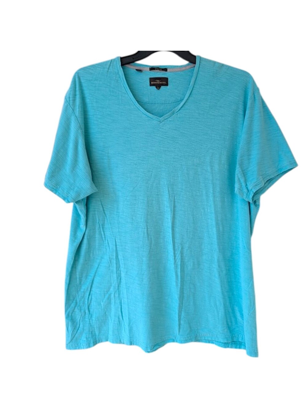 Rodd & Gunn Shirt XXL Blue Pima Cotton Sports Fit V-Neck Casual Luxury Tee Men